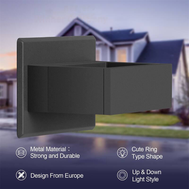 Modern Skeleton Outdoor Sconce