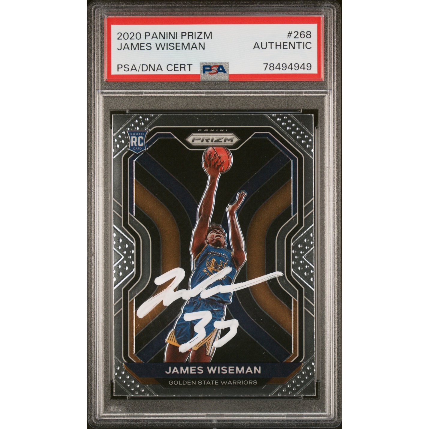 その他 Prizm Rookie James Wiseman Auto PSA Prizm Rookie James Wiseman Auto PSA