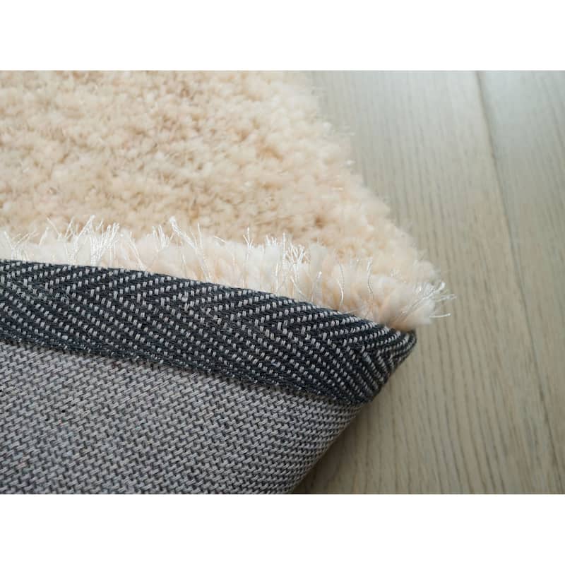 Lisbon Collection Hand Woven Mixed Color Thick Area Rug