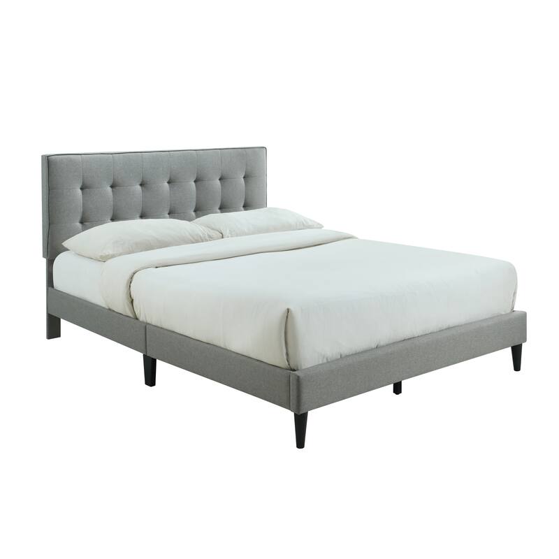 Ella by Ovis Upholstered Tufted Platform Bed Frame