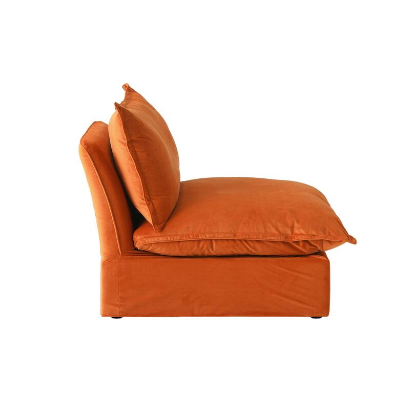 L-Shaped Convertible Sectional Sofa Couch with Movable Storage Ottoman Chaise, Free Combination Sofa