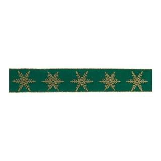 Holiday Snowflake Ribbon (Set of 2) - N/A