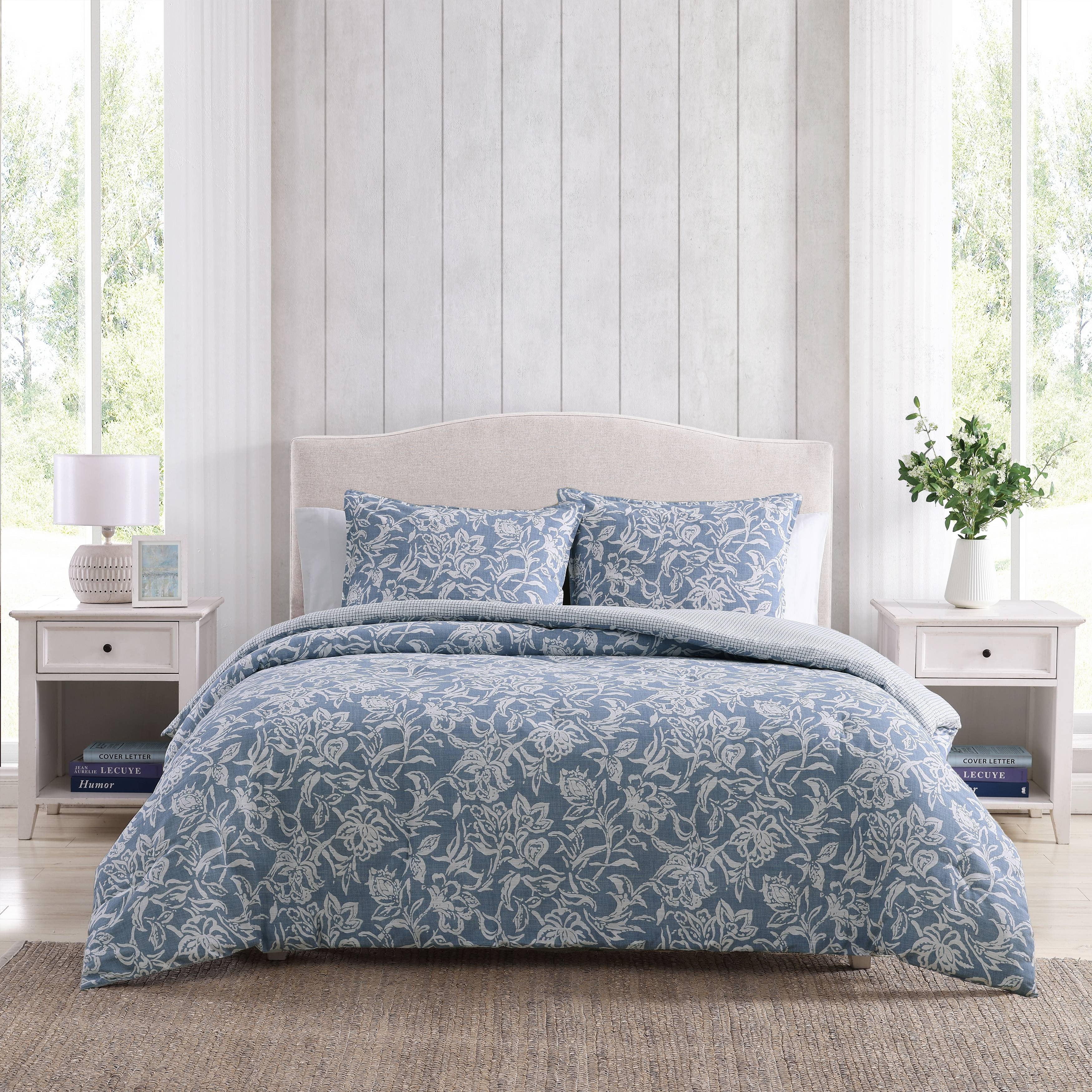 Nautica Tortola Reversible Cotton Blue Comforter Set - On Sale - Bed Bath &  Beyond - 37053174