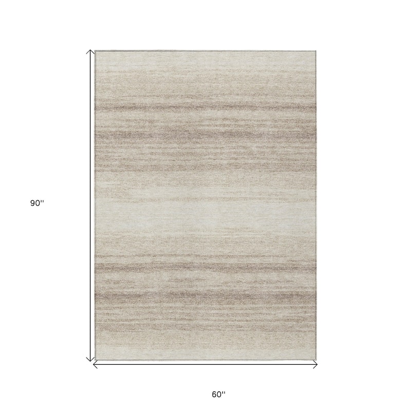 HomeRoots Abstract Transitional Rectangle Outdoor Rug