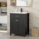 preview thumbnail 120 of 143, Modern Bathroom Vanity with Sink & Faucet Storage Cabinet Set