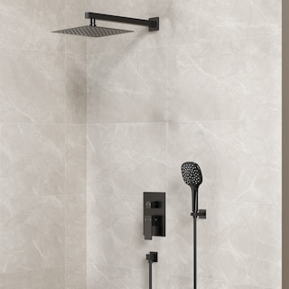 High-Pressure Balancing Shower System ,10" Rainfall Shower Head, Shower Faucet Set with 3-Function Handheld Spray
