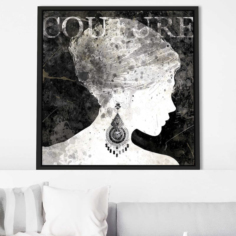 "Fashion Silhouette I" by Carol Robinson Print on Floating Canvas