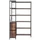 preview thumbnail 4 of 47, UIMOSO Corner Bookshelf, Corner Bookcase with Heavy Duty Metal Frame & Wooden Shelves 6-Tier,70" Tall,L-shaped