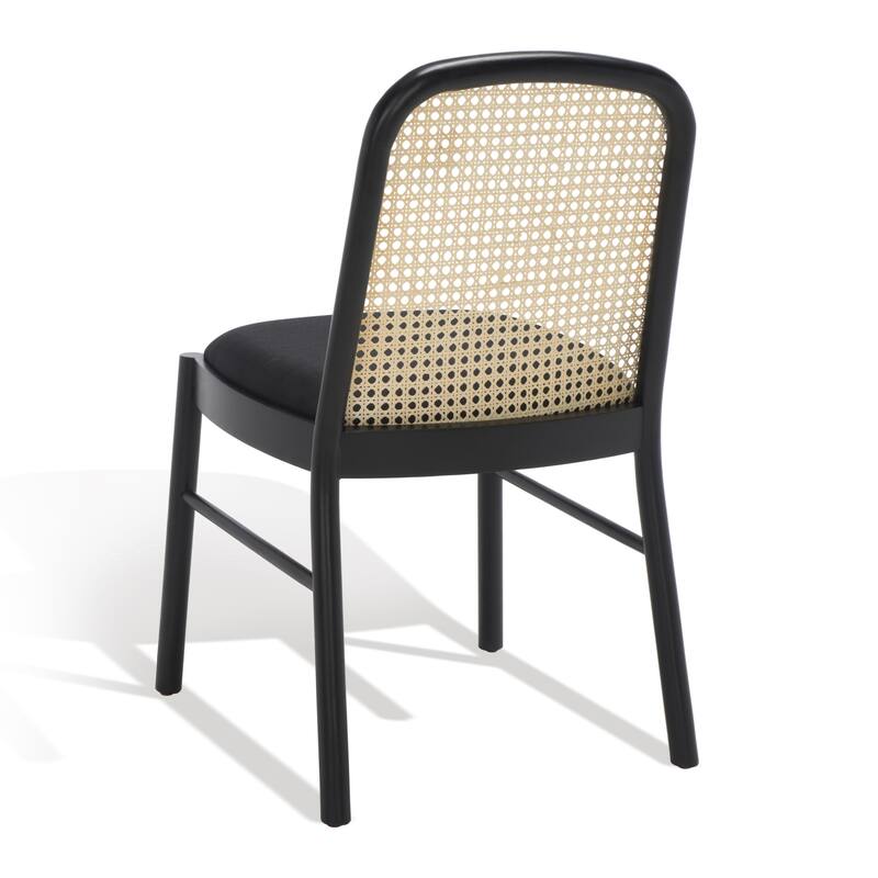 SAFAVIEH Couture Henryetta Rattan Back Dining Chair (Set of 2) - 18 In. W x 20 In. D x 33 In. H - 18"Wx20"Dx33"H