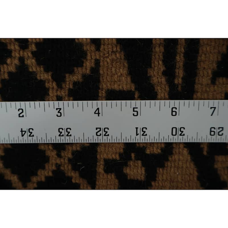 Hand Knotted Oriental 100% Wool Carpet Traditional Floral Yellow & Gold Nepalese Area Rug - 11' 10'' X 9' 0''