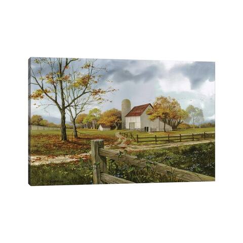iCanvas "Autumn Barn" by Michael Humphries Canvas Print