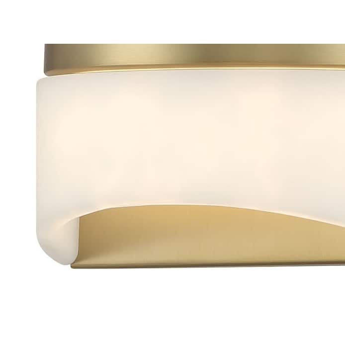 Minka Lavery 821-L Velaux 7" Tall LED Wall Sconce with Faux Alabaster