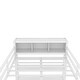 preview thumbnail 10 of 24, Full Size Loft Bed with Wardrobe,L-shaped Desk,Storage Cubes and Shelves