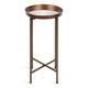 Kate and Laurel Celia Round Foldable Metal Accent Table