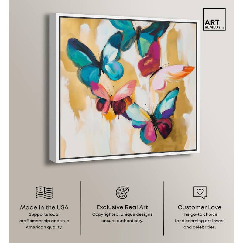 Wings in Waltz II Canvas by Art Remedy