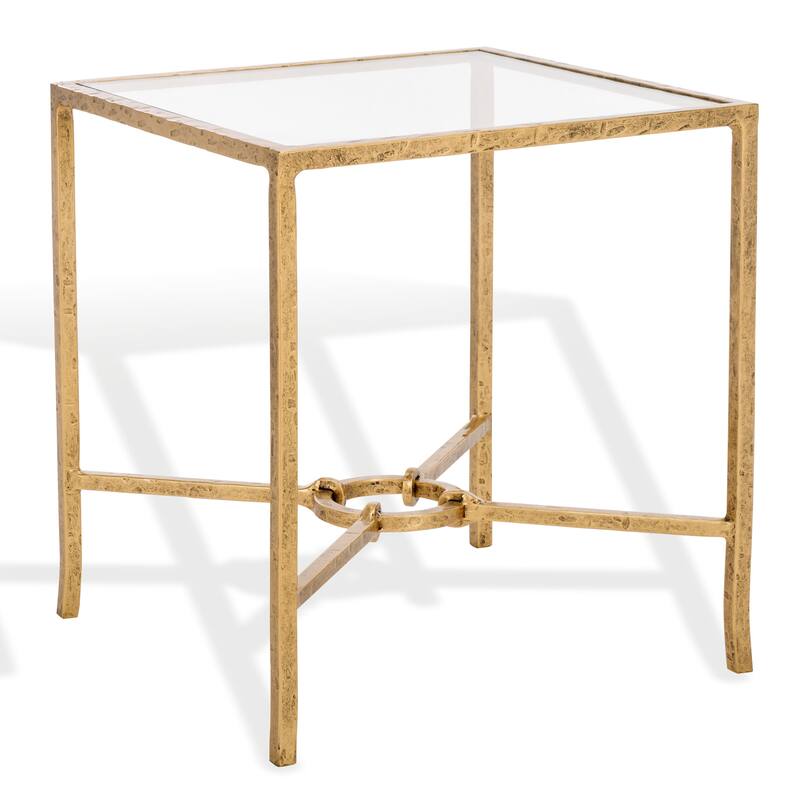 SAFAVIEH Couture Tauri Forged Metal Square Accent Table - 19"W x 19"D x 20"H