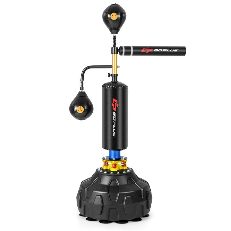 Goplus Boxing Speed Trainer Freestanding Fillable 360° Spinning Bar - See Details