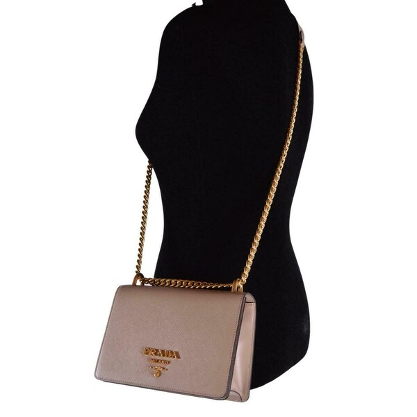 prada crossbody gold chain