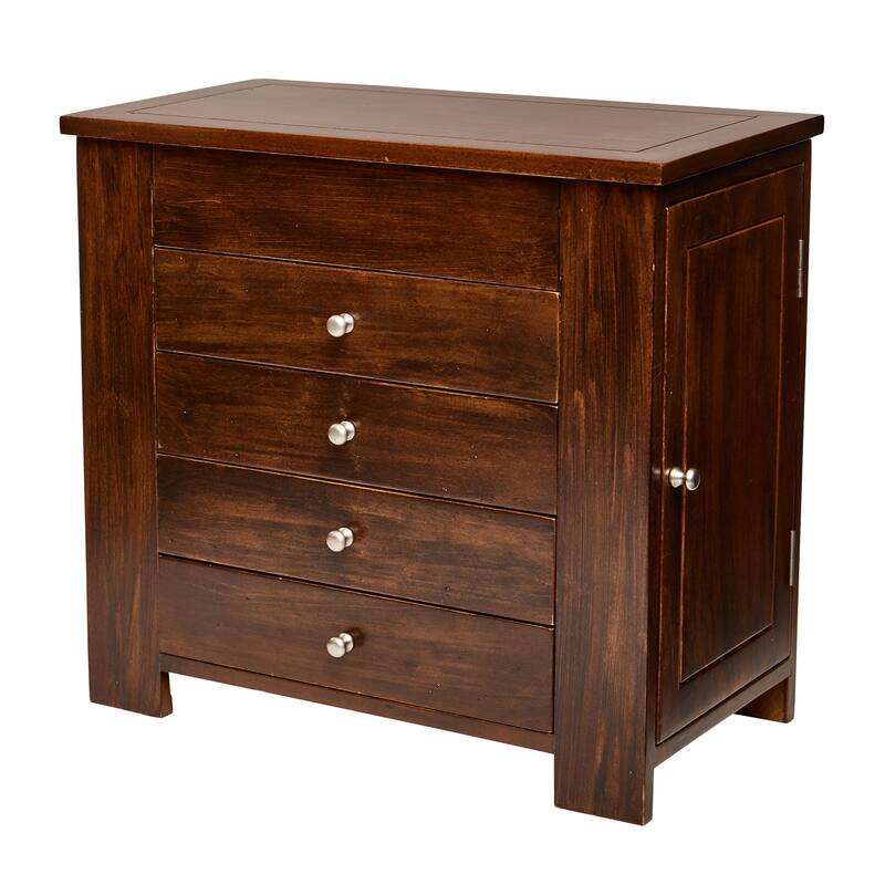 Mele and Co Makenna Wooden Jewelry Box