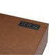 preview thumbnail 4 of 15, 39" Wood Bohemian Vanity Set with USB Ports, 4 Drawers and Rattan Accents and Cushioned Stool