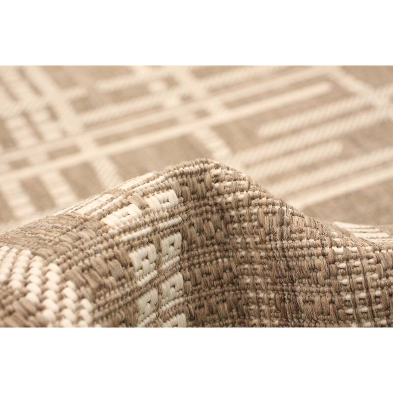 ECARPETGALLERY Sisal Burburry Tropical Rug