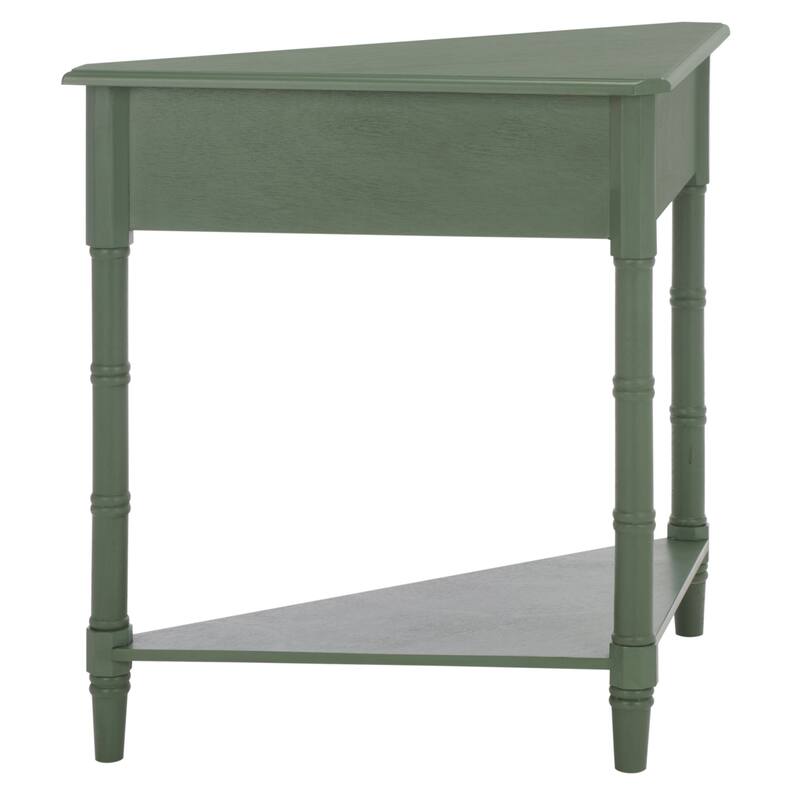 SAFAVIEH Calla Grey Corner Table - 33.9" x 17.3" x 28" - 34"W x 17"D x 28"H