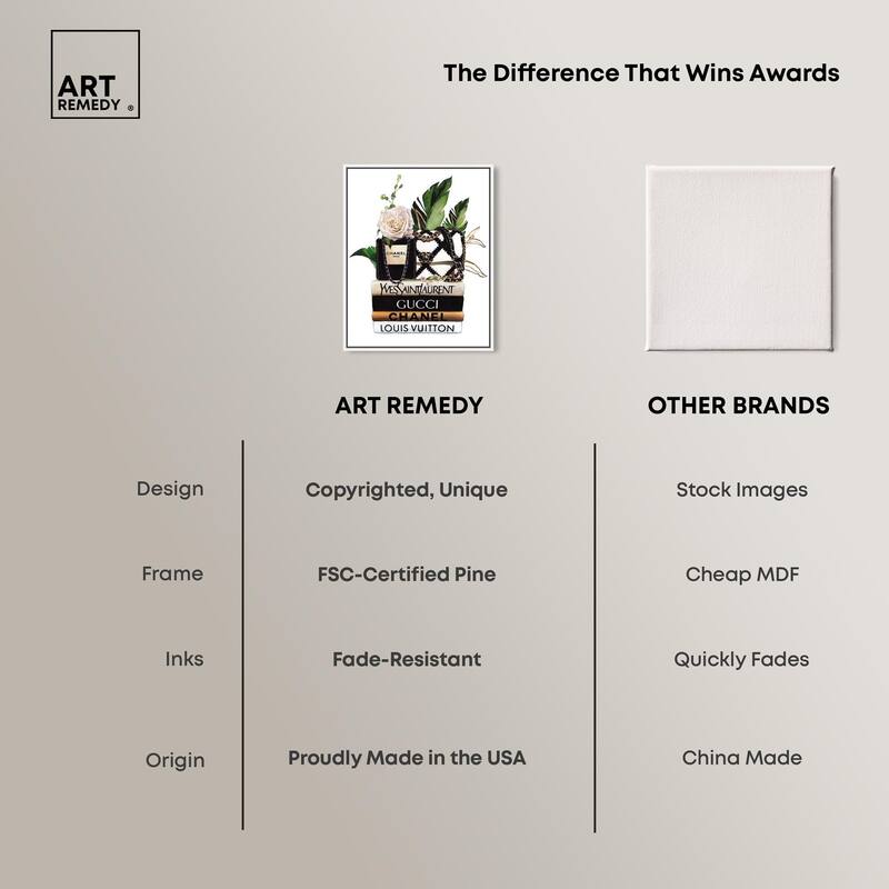 Luxury Stack Details Canvas by Art Remedy