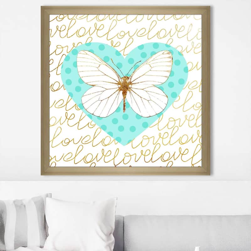 "Butterfly Love (Blue)" by Jodi Print on Acrylic