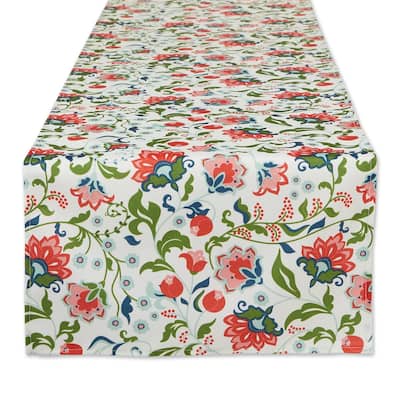 DII Floral Print Outdoor Table Runner
