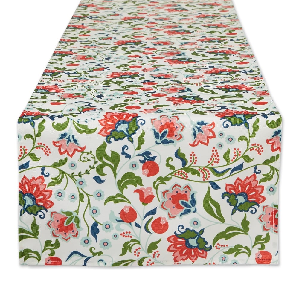 DII Floral Print Outdoor Table Runner