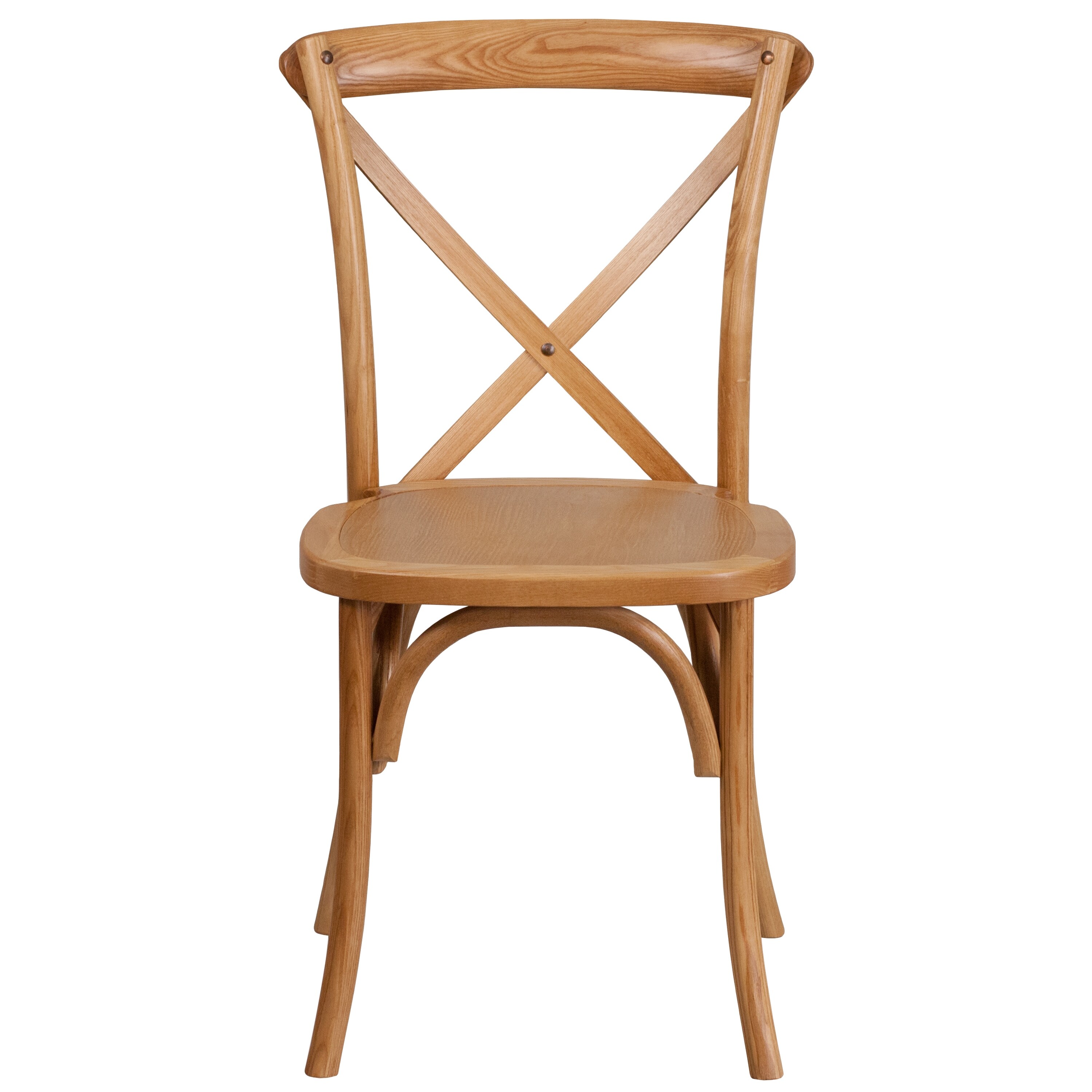 Shop 2pk Stackable Wood Cross Back Chair Dining Room Seating Overstock 27085605