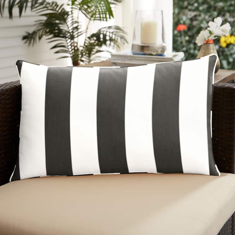 Sunbrella Cabana Classic Indoor/Outdoor 16x26 Corded Pillow (Single) - 16 in x 26 in