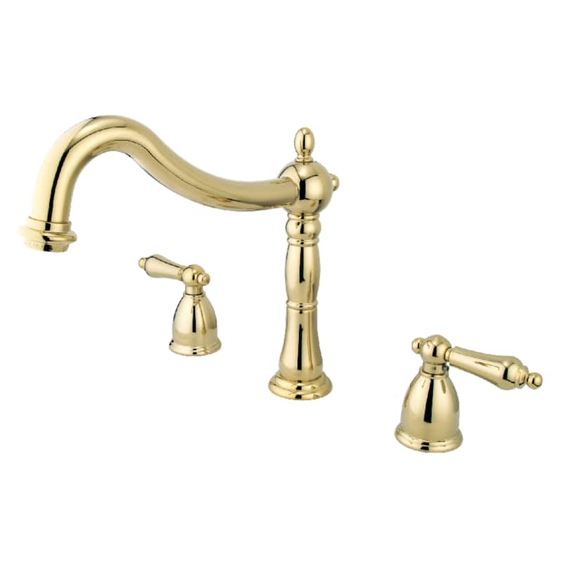 Heritage Roman Tub Faucet in Polished Brass
