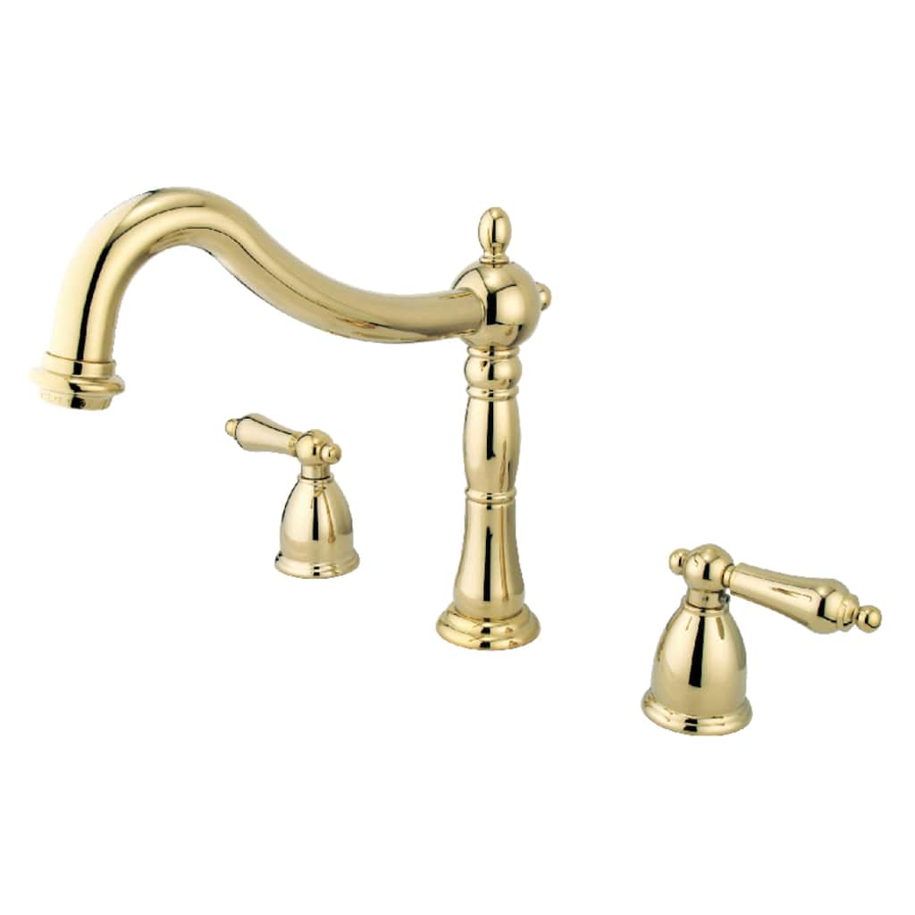 Heritage Roman Tub Faucet in Polished Brass