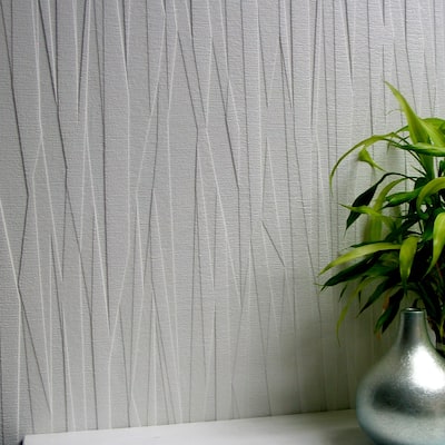 Geometric Fresno Folded Paper Paintable 33' L X 20.9 W Textured Vinyl Wallpaper