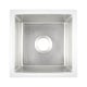 preview thumbnail 12 of 17, Reveler Fireclay Undermount Bar Sink - 15.75" x 15.75" x 7.5"