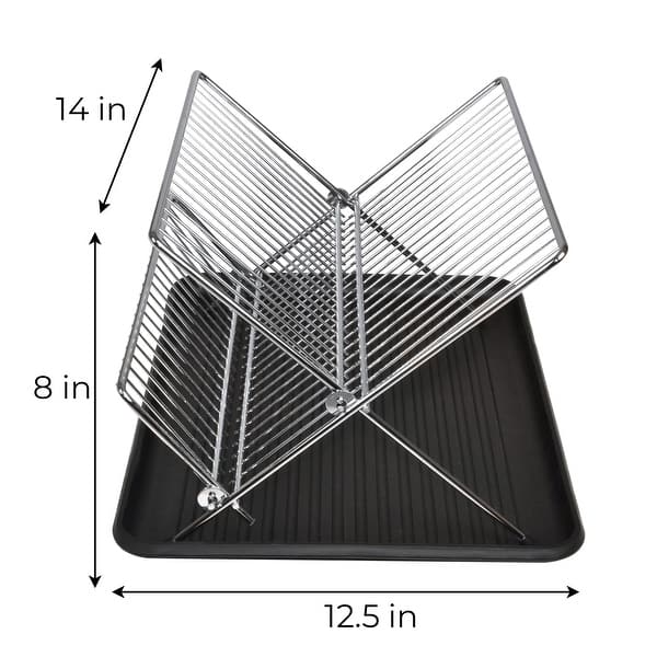 Smart Design Dish Drainer Rack with Drain Board - Bed Bath & Beyond ...