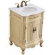 preview thumbnail 11 of 9, Elegant Lighting VF10124-VW Danville 24" Free Standing Single Basin