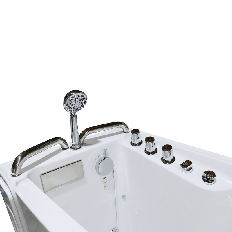 A&E Bath Oneal Alcove Walk-In Jetted Tub - 53-inch