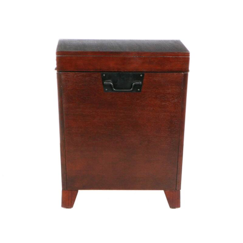 24" Brown Solid Wood And Manufactured Wood Square End Table - 20.75x21x24