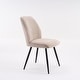 preview thumbnail 37 of 47, Set of 2 Modern Dining Chairs, Armless Upholstered Side Chairs