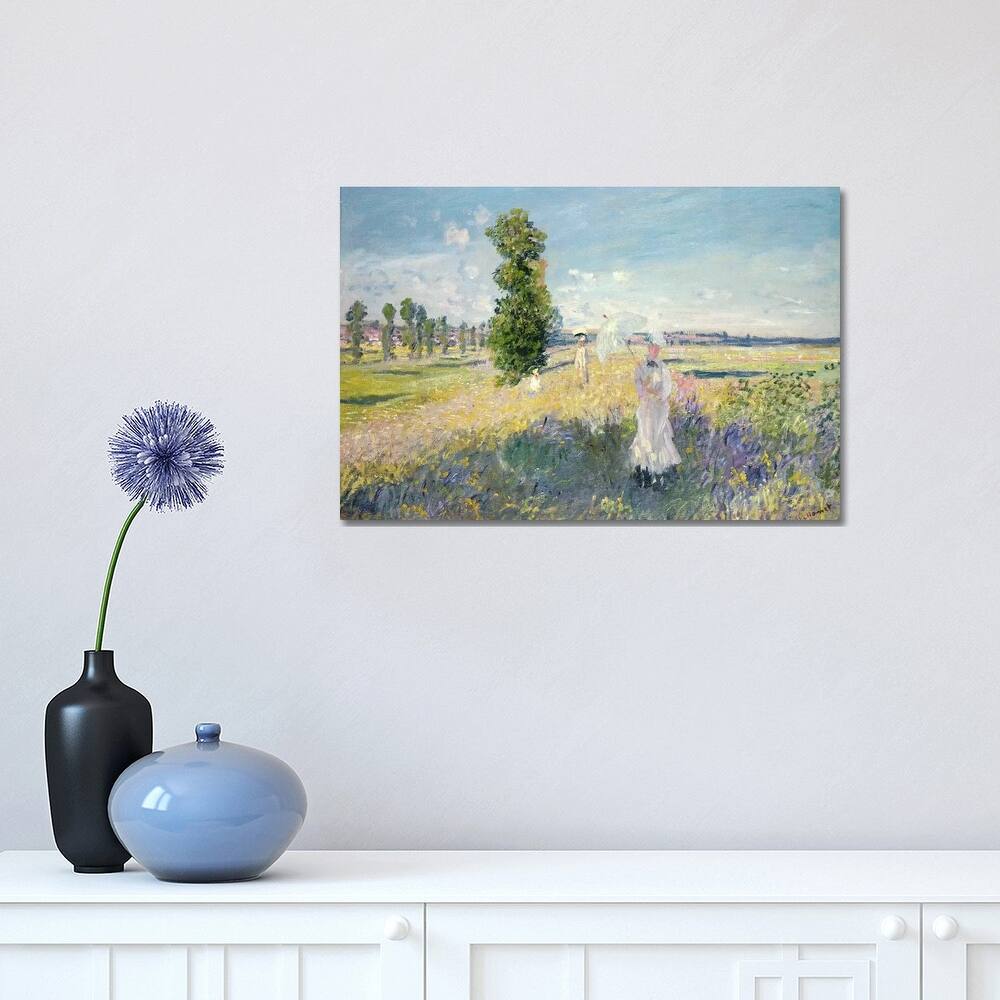 iCanvas "The Walk " by Claude Monet Canvas Print