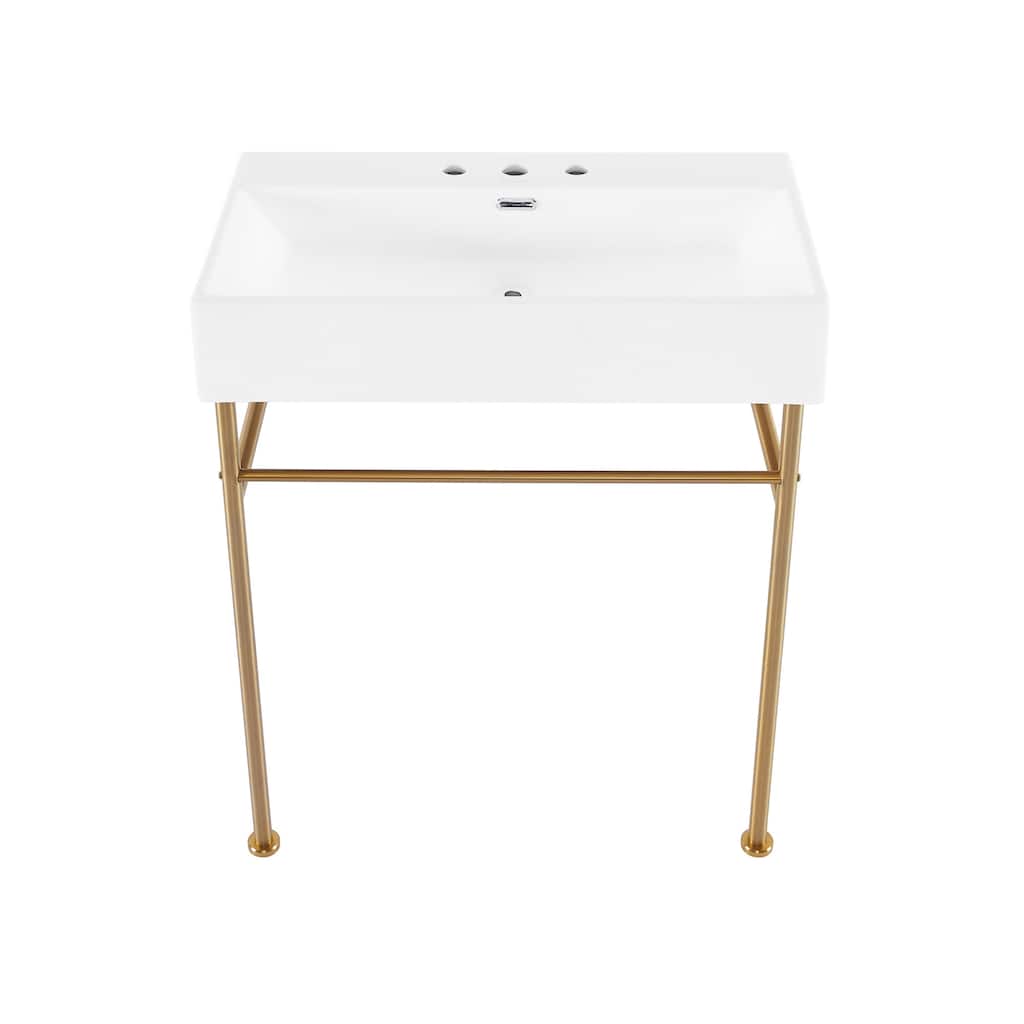 Swiss Madison SM-CS722-3 Claire 29-3/4" Rectangular Ceramic Console
