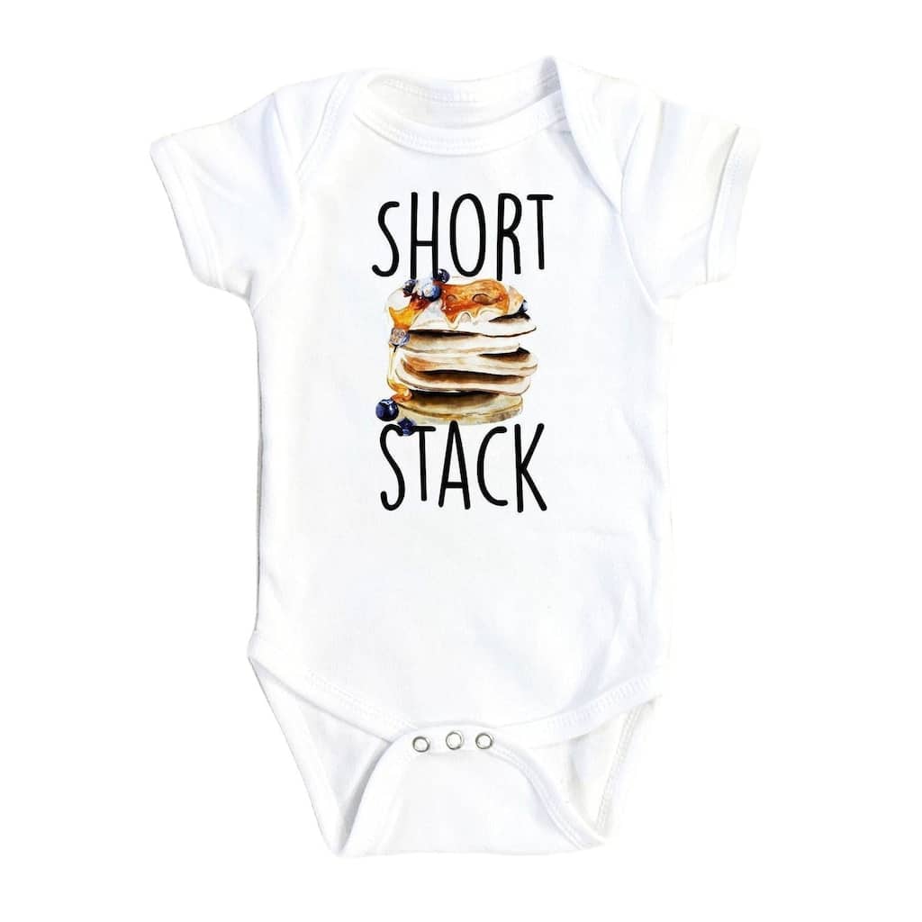 Pancake - Baby Boy Girl Clothes Infant Bodysuit Funny Cute Newborn A2