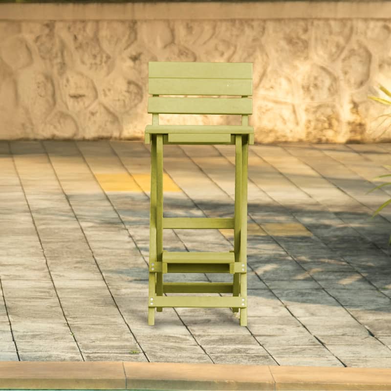 Key West Fully Assembled All-Weather Outdoor Folding Bar Set - 3-piece