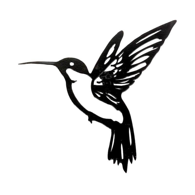Metal Hummingbird Wall Accent (Set of 6)