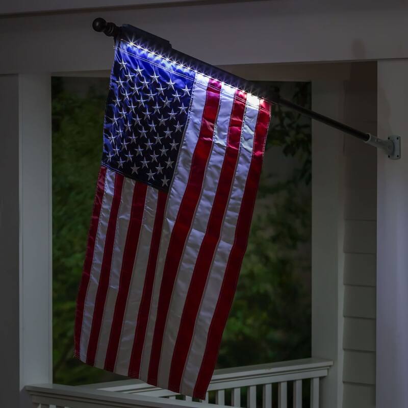 Solar Light for House Flag