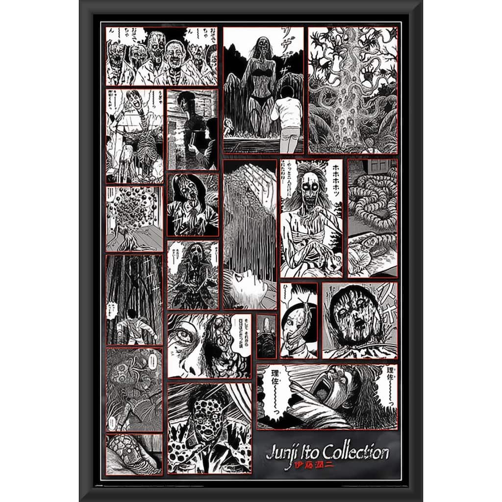 Junji Ito - Collection of the Macabre Framed Art Poster - 24 x 36 Inch