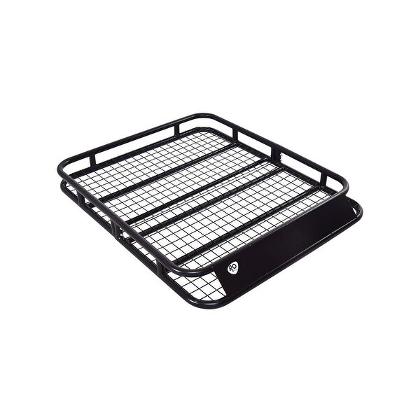 Shop Goplus Universal Roof Rack Cargo Car Top Luggage Hold Carrier Basket Travel SUV - On Sale ...
