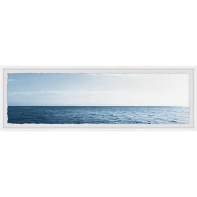 'Wide Blue Sea' Framed Painting Print